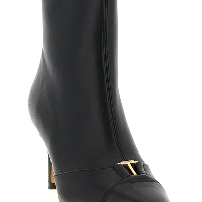 Twin Set Logo Ankle Boots