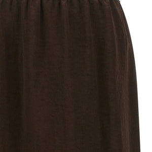 Twin Set Satin Froissé And Lace Skirt