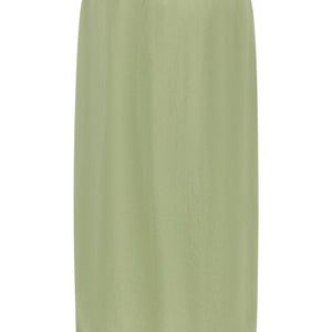 Twin Set Satin Froissé And Lace Skirt