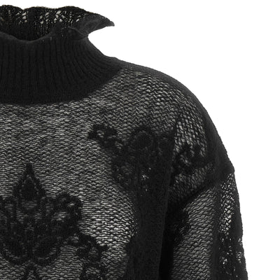 Twin Set Jacquard Yarn Sweater