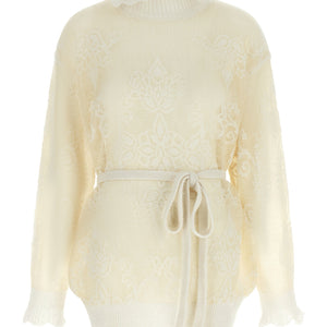 Twin Set Jacquard Yarn Sweater