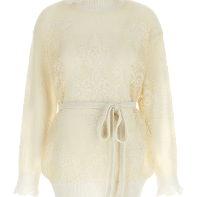 Twin Set Jacquard Yarn Sweater