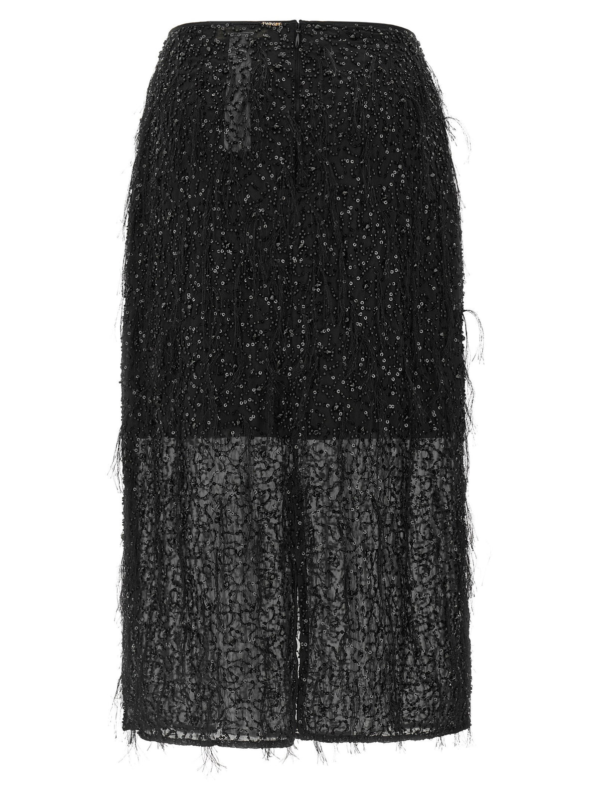 Twin Set Sequin Embroidery Skirt