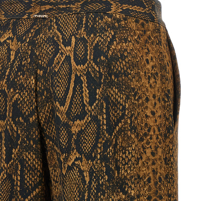 Twin Set Python Print Pants