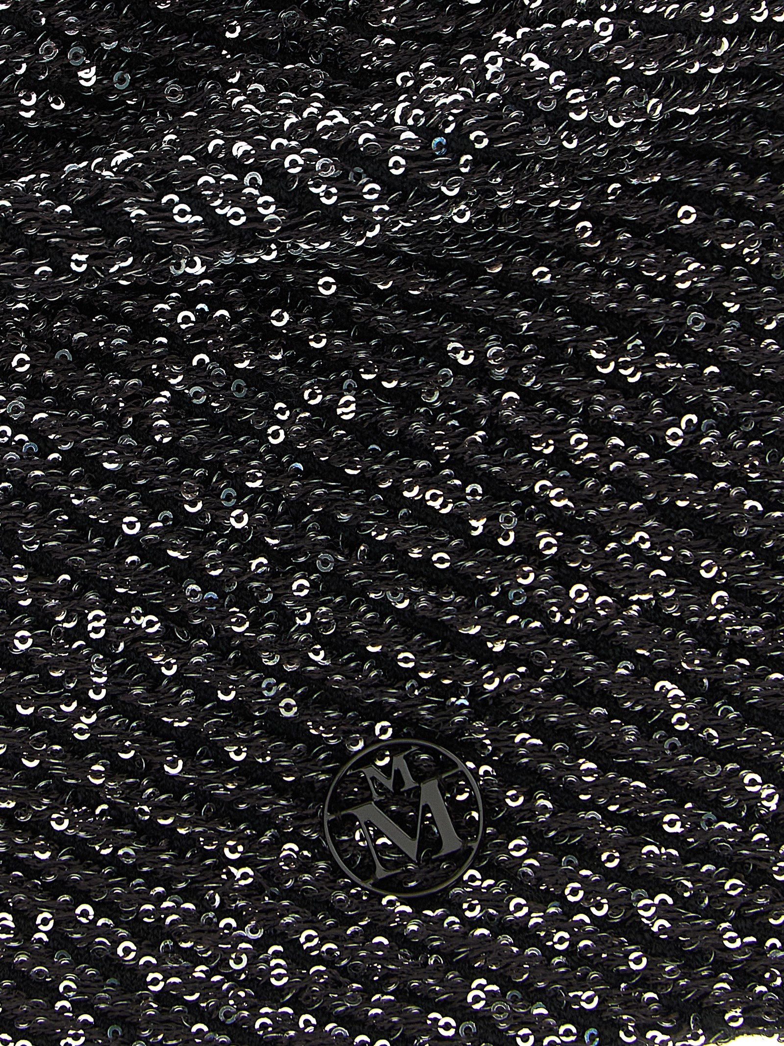 Maison Michel Jude Beanie With Micro Sequins