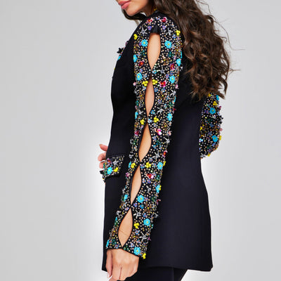 Jovani 26304 Long Sleeve Formal Blazer Pant Suit