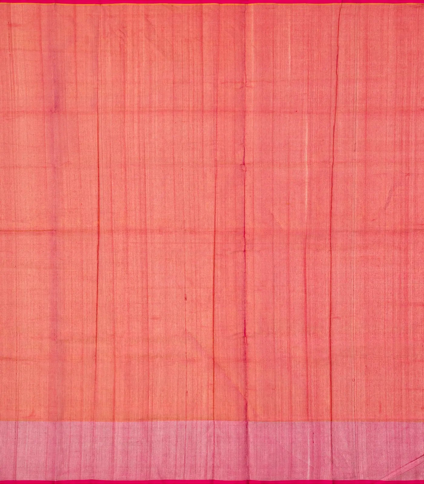Purple Handloom Uppada Plain Silk Saree With Red Border