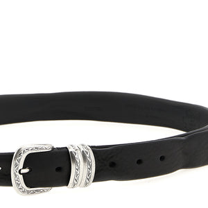 Zerbini Claudio Aged Leather Belt