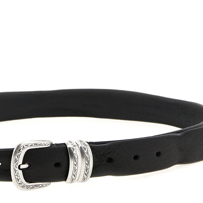 Zerbini Claudio Aged Leather Belt