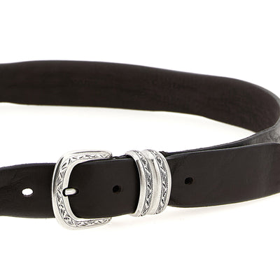Zerbini Claudio Aged Leather Belt