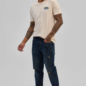 Aurora Cream Slim Fit T-Shirt
