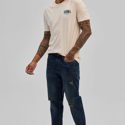 Aurora Cream Slim Fit T-Shirt