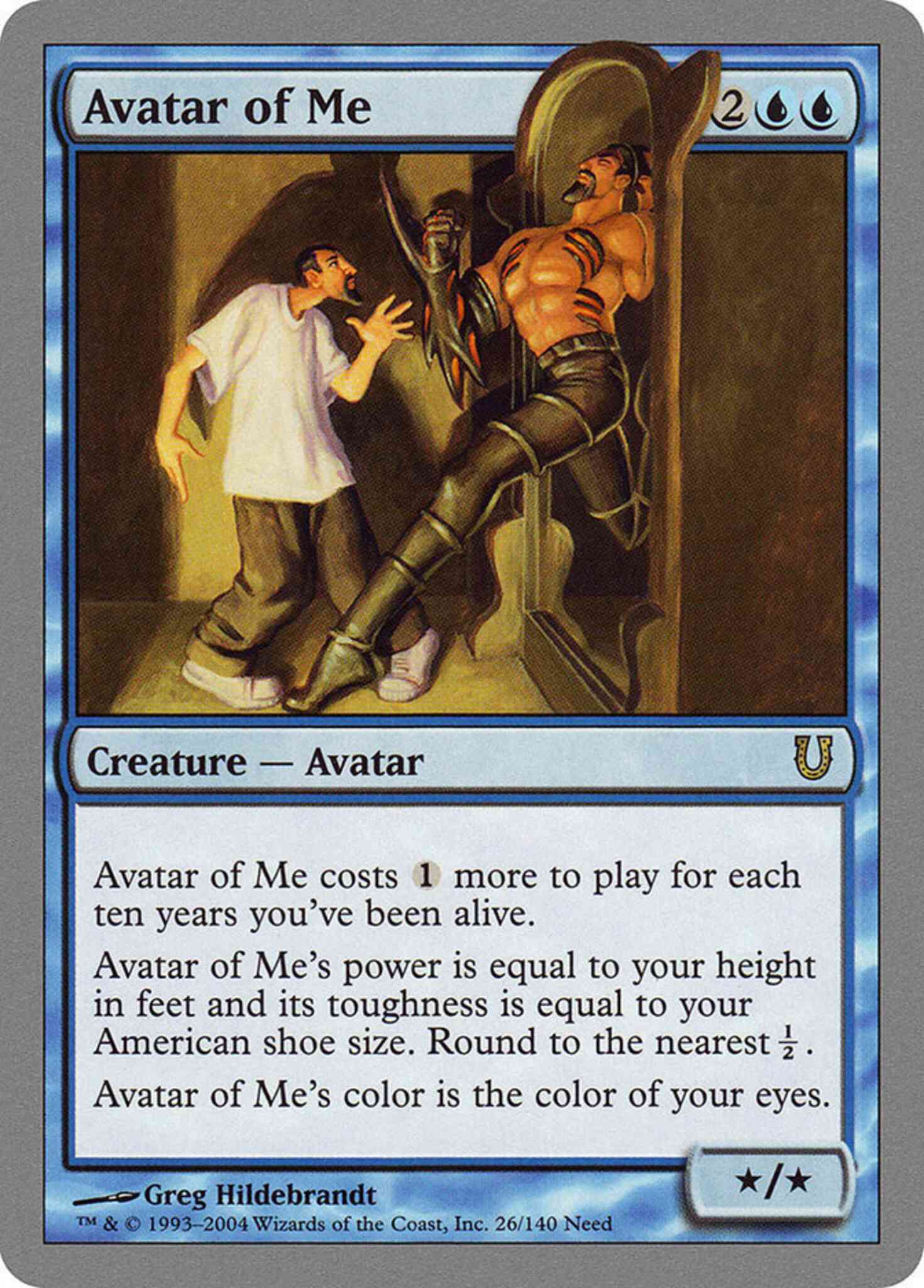 Avatar of Me [26] [Unhinged] [Non-Foil]