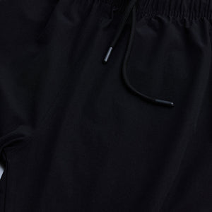 Black Relaxed Fit Parachute Pants