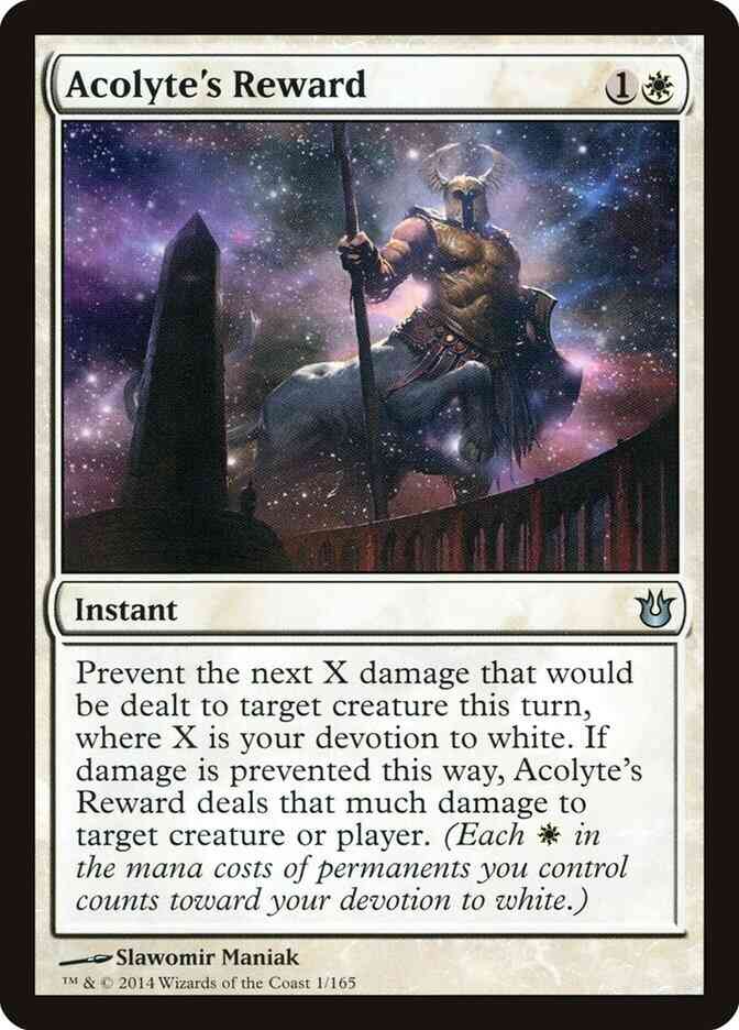 Acolyte's Reward [1] [Born of the Gods] [Non-Foil]