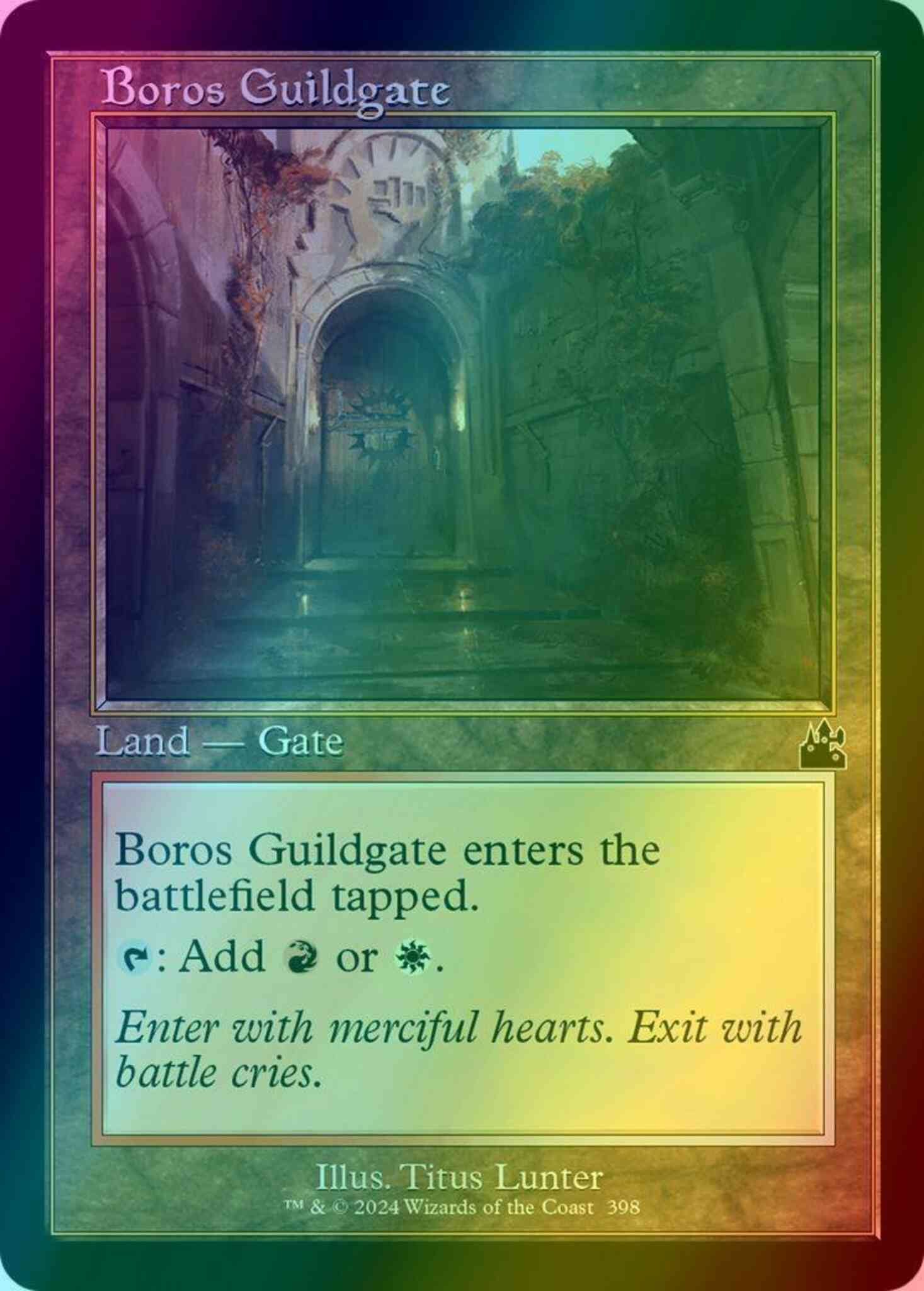 Boros Guildgate [398] [Retro Frame] [Ravnica Remastered] [Foil]