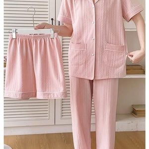 Paula 3 Pc Set Cotton Nightsuits