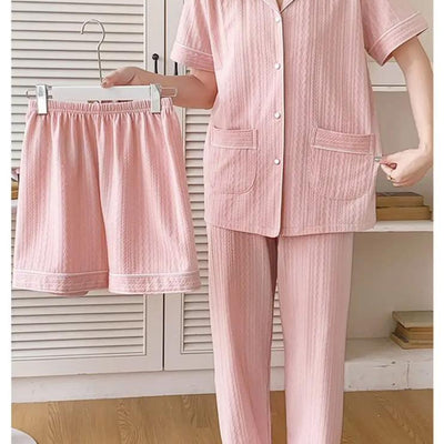 Paula 3 Pc Set Cotton Nightsuits