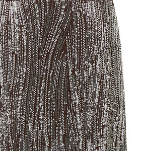 Paco Rabanne Sequin And Pearl Skirt