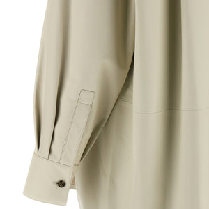 Yves Salomon Leather Shirt