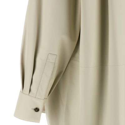 Yves Salomon Leather Shirt