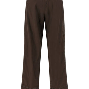 Yves Salomon Leather Insert Pants