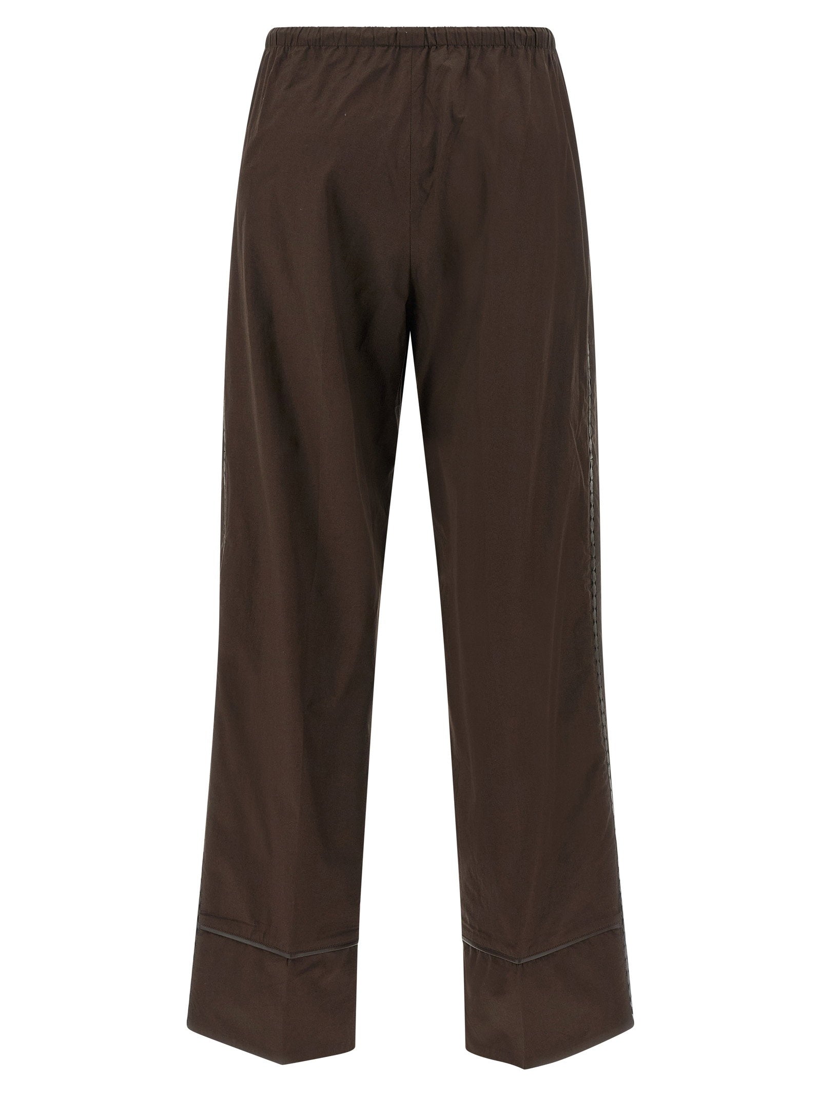 Yves Salomon Leather Insert Pants