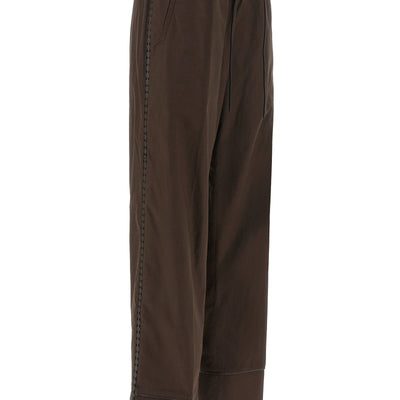 Yves Salomon Leather Insert Pants