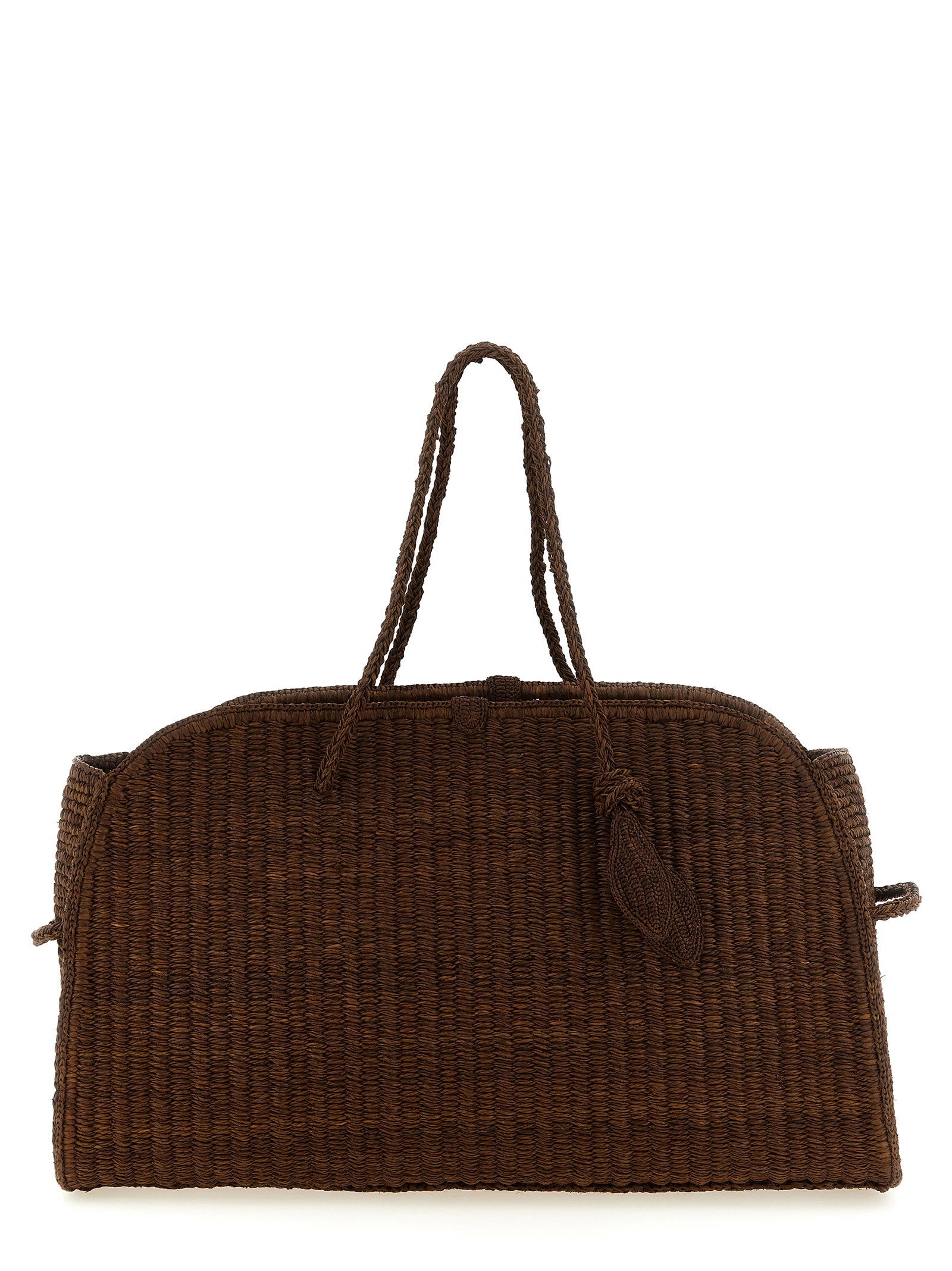 Jacquemus Le Grand Turismo Raphia Shopping Bag