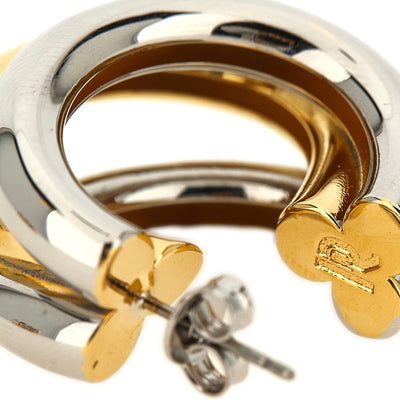 Paco Rabanne Triple Hoop Earrings