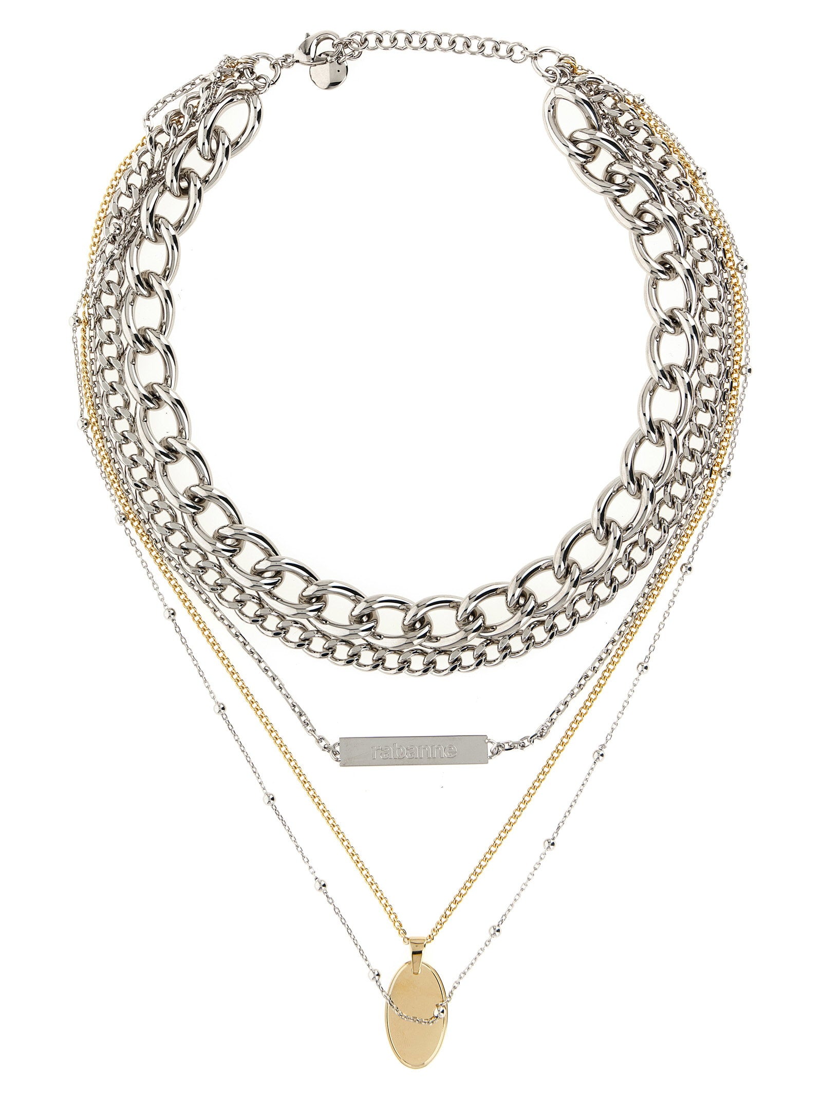 Paco Rabanne Collier 5 Rangs Necklace