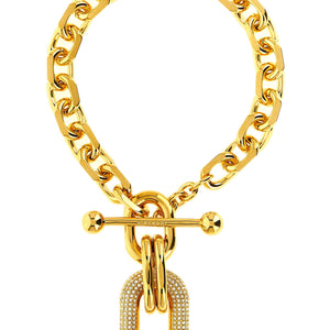 Paco Rabanne Necklace With Crystal Pendant