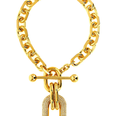 Paco Rabanne Necklace With Crystal Pendant