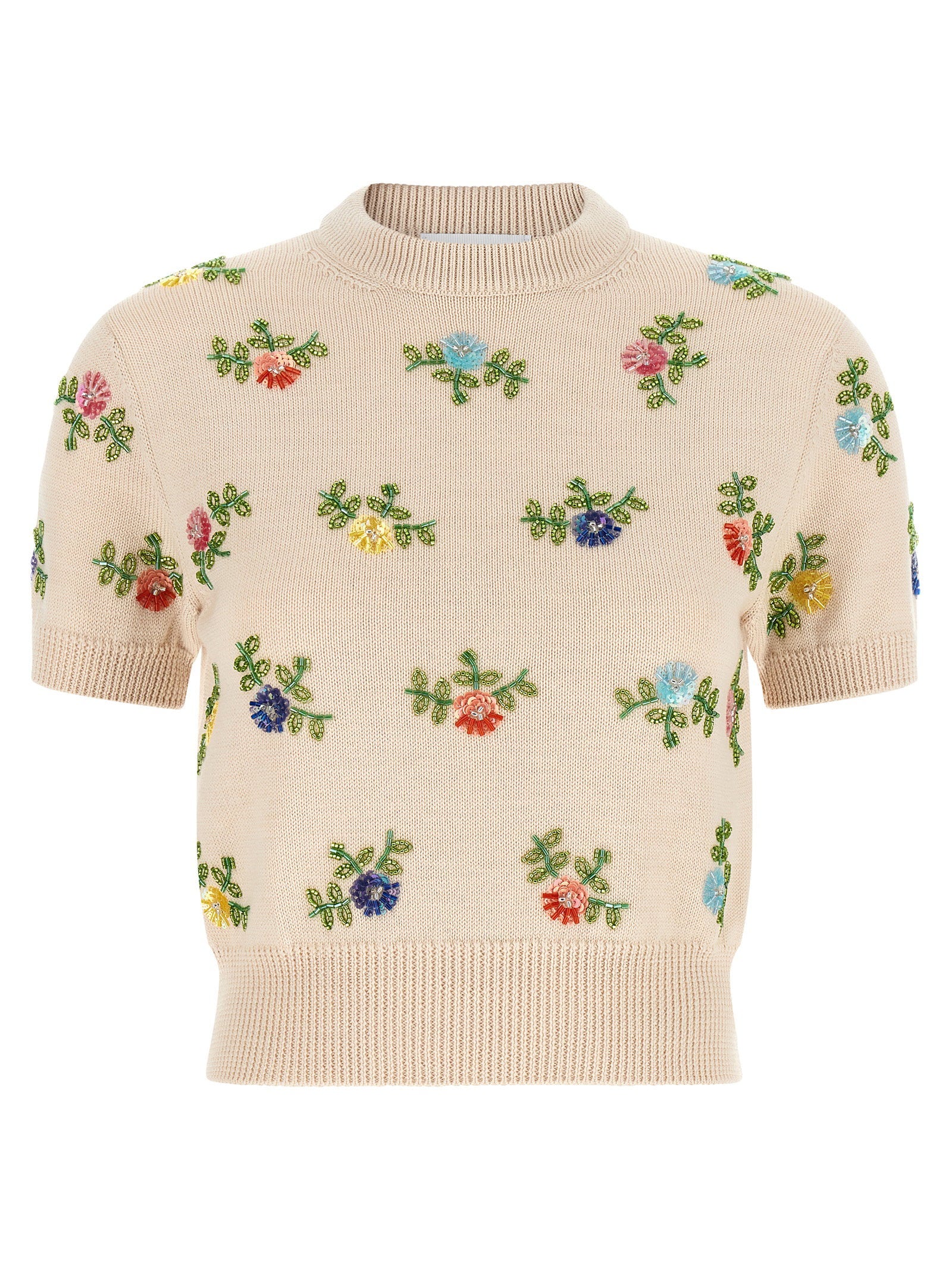Paco Rabanne Sweater With Beads Embroidery