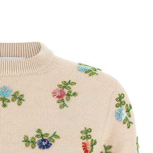 Paco Rabanne Sweater With Beads Embroidery