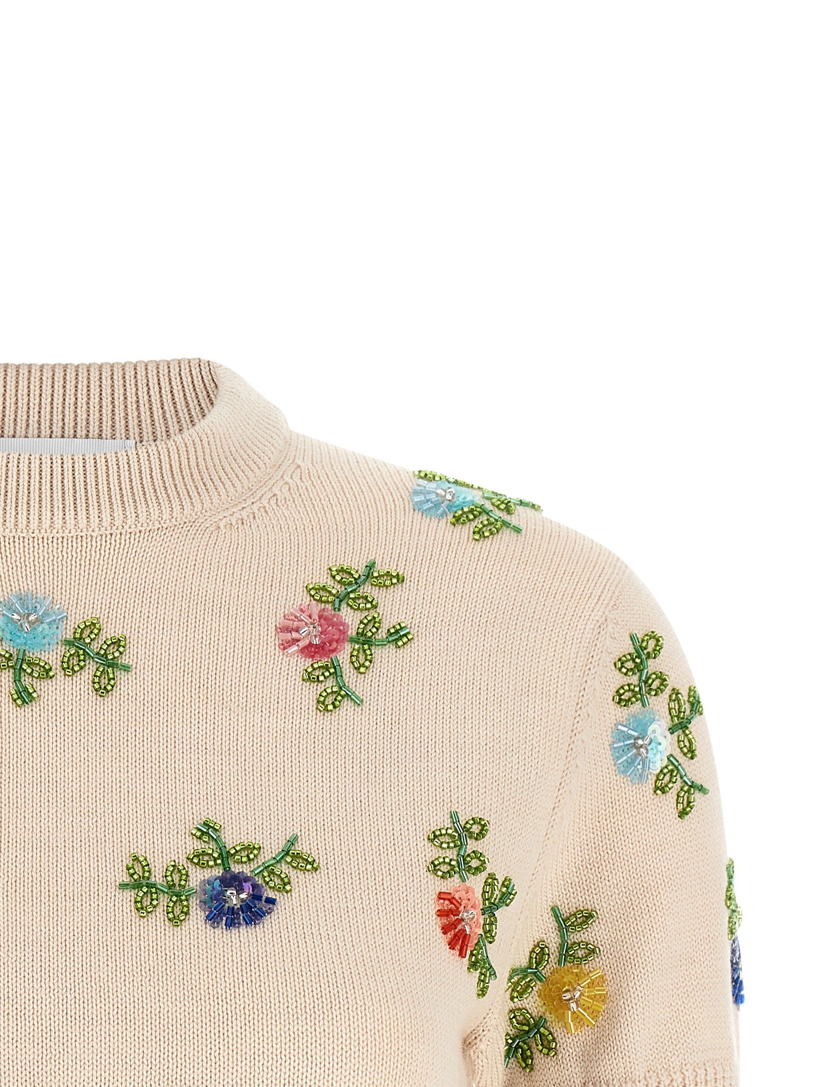 Paco Rabanne Sweater With Beads Embroidery