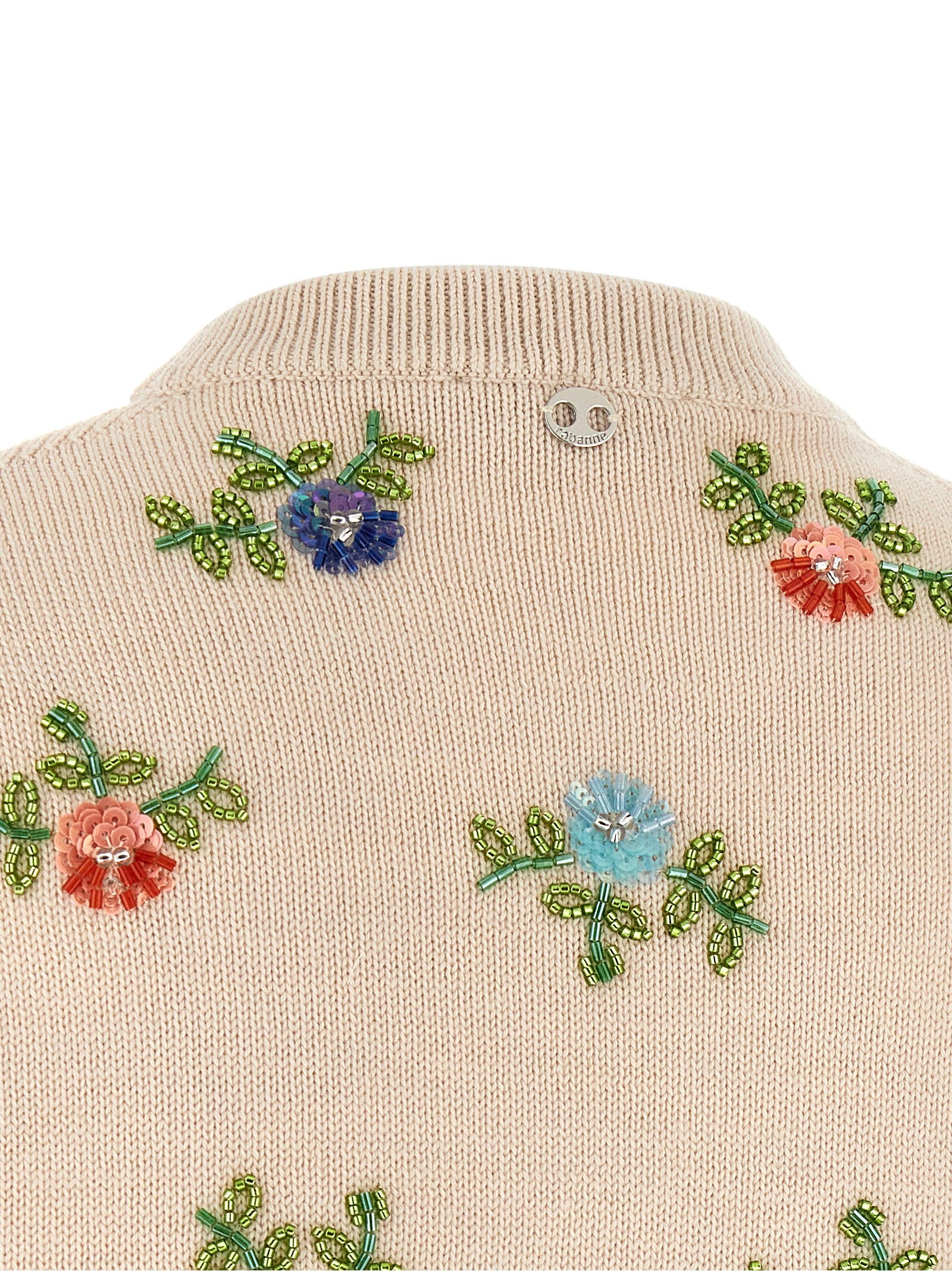 Paco Rabanne Sweater With Beads Embroidery