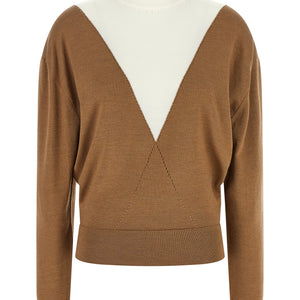 Paco Rabanne Sweater With Perforated Intarsia
