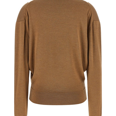 Paco Rabanne Sweater With Perforated Intarsia