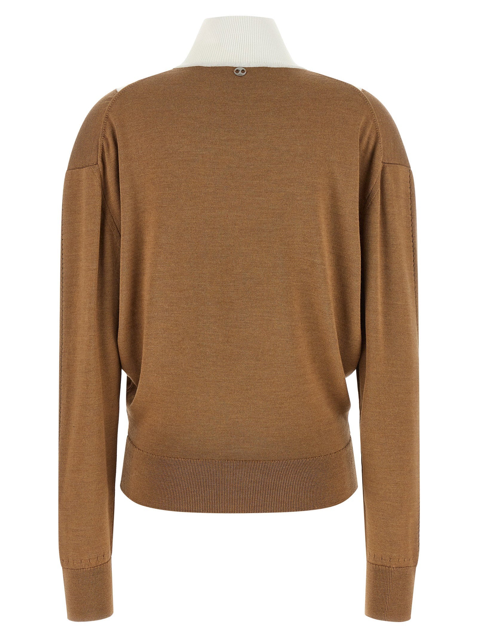 Paco Rabanne Sweater With Perforated Intarsia