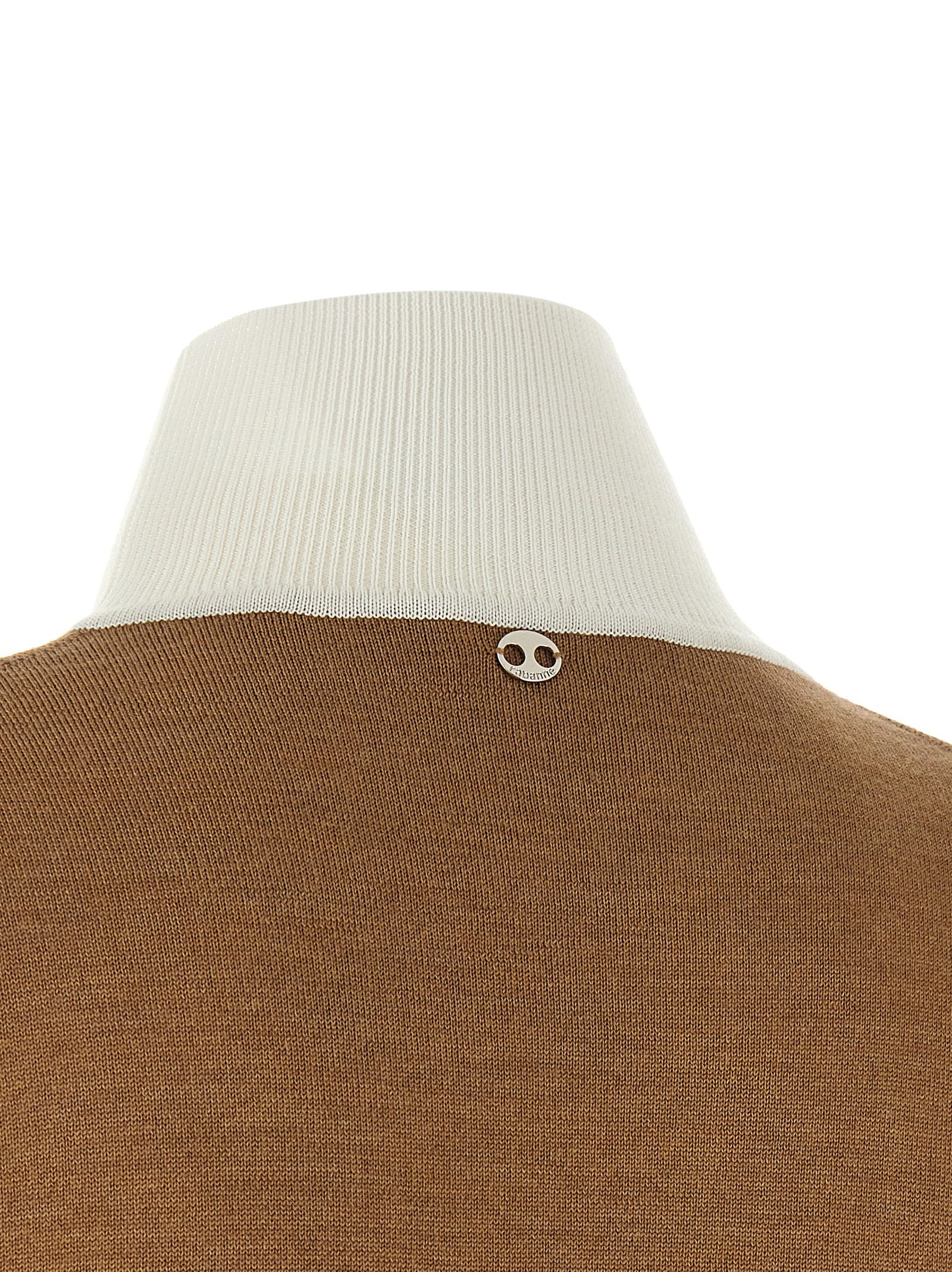 Paco Rabanne Sweater With Perforated Intarsia