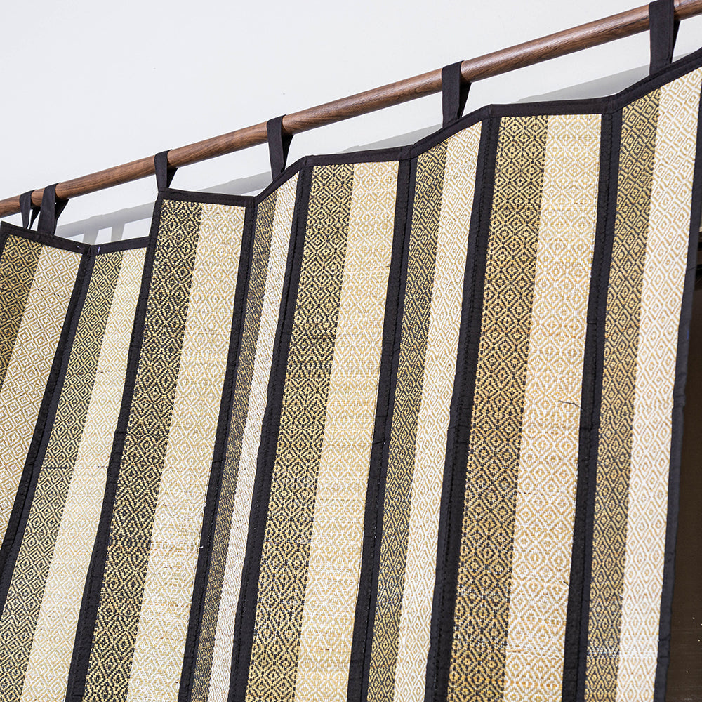 Beige - Madur Grass Window Curtain of Midnapore (5 x 4 feet)