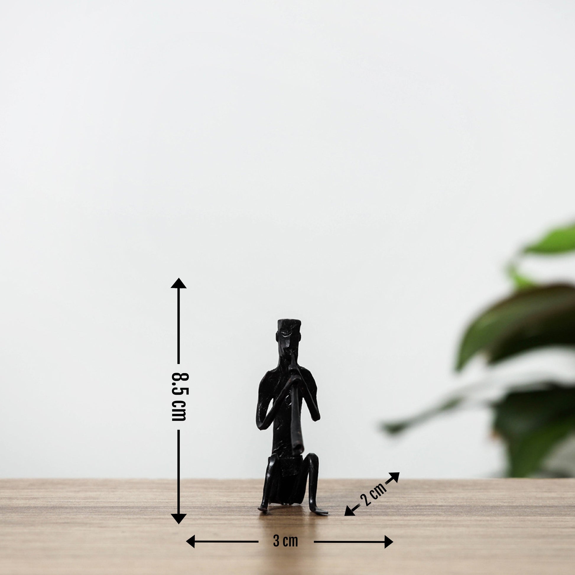 Bastar Tribal Wrought Iron Man Music Stand