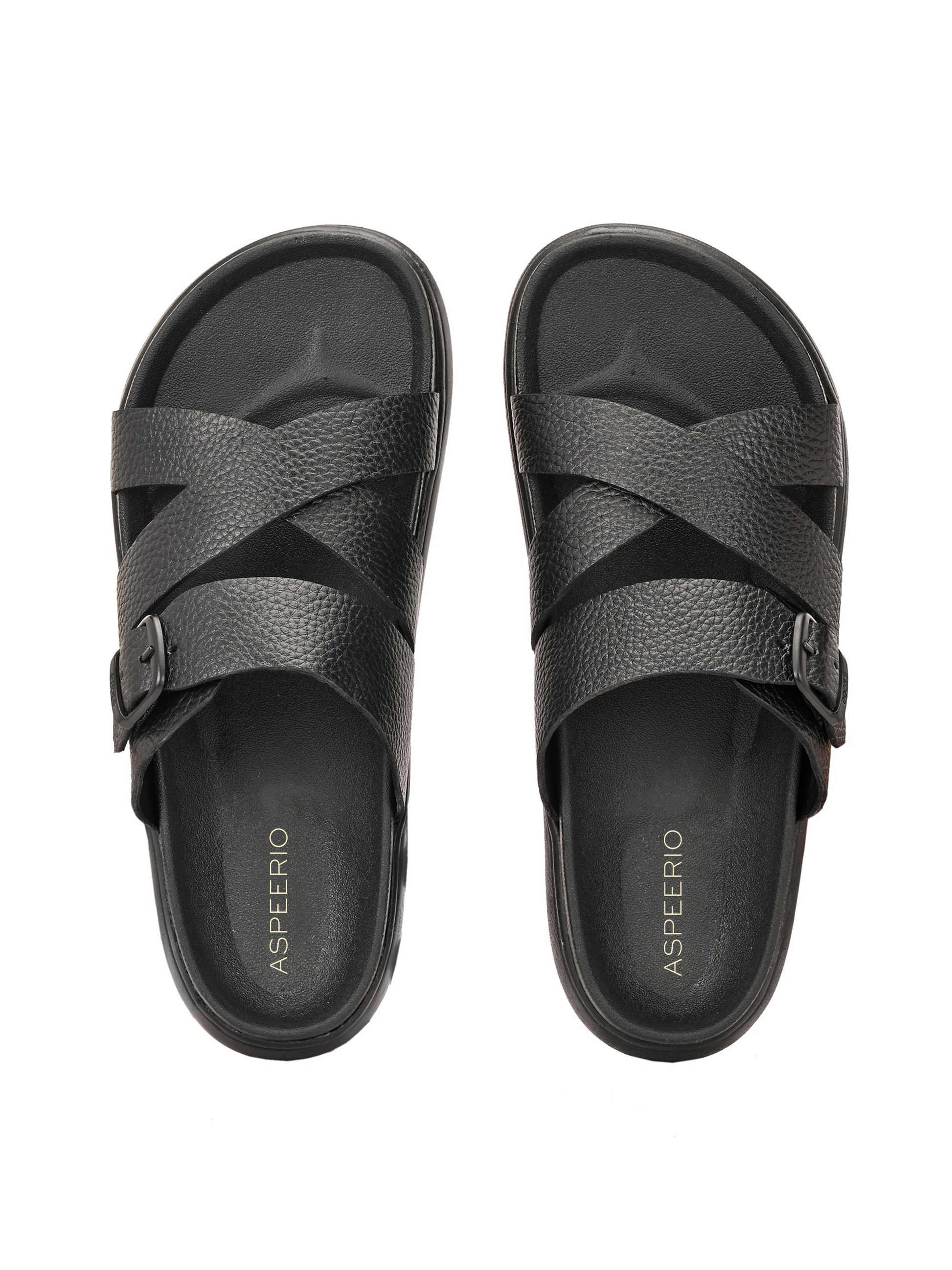 Comet Leather Slippers by Aspeerio
