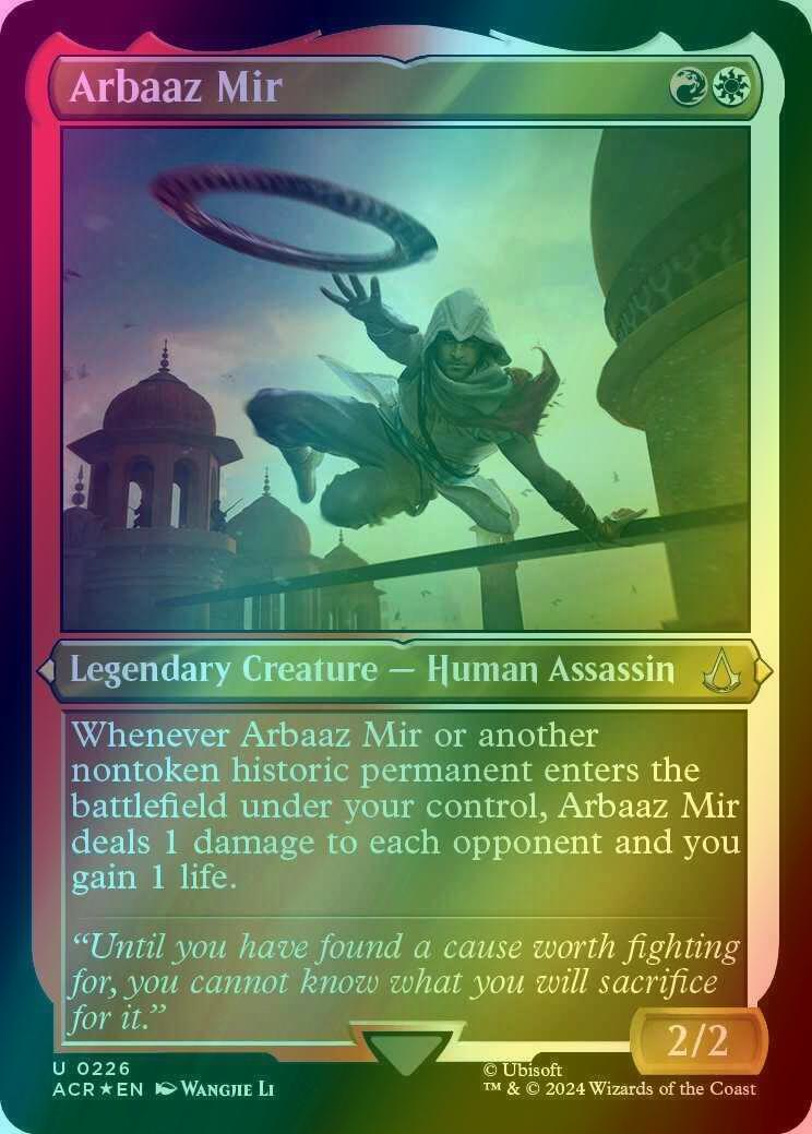 Arbaaz Mir [226] [Assassin's Creed] [Etched Foil]
