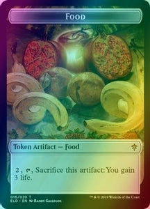 Boar Token (09) // Food Token (16) [Throne of Eldraine Tokens] [Foil]