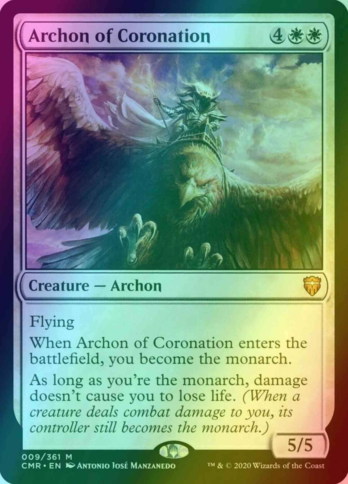Archon of Coronation [9] [Commander Legends] [Foil]