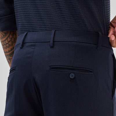 Navy Slim Fit Trousers