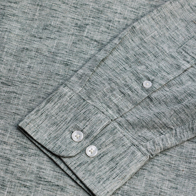 Grey Linen Blend Shirt