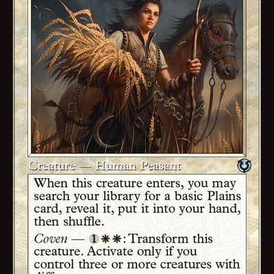Ambitious Farmhand // Seasoned Cathar [448] [Retro Frame] [Innistrad Remastered] [Non-Foil]